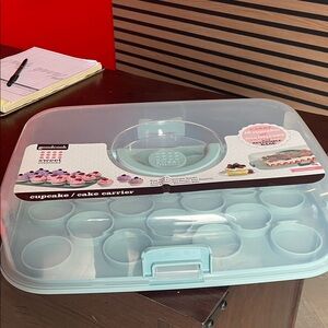 GoodCook Sweet Creations Cupcake Carrier - Blue
